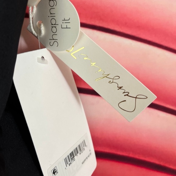 Sunshine 79 Swim Suit NEW Black One-Piece Swimsuit with Cutout - Picture 4 of 11